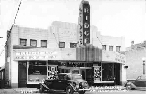 Ridge Theatre, Breckenridge Minnesota, 1937
