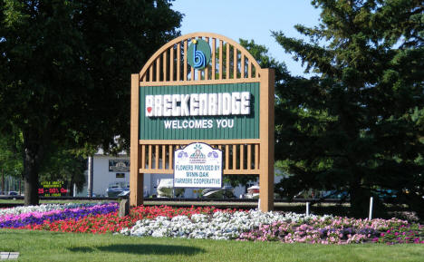 Breckenridge Welcome Sign, Breckenridge Minnesota, 2008