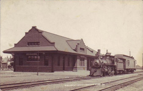 Great Northern Depot, Breckenridge Minnesota, 1910