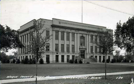 Wilkin County Courthouse, Breckenridge Minnesota, 1948