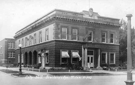 City Hall, Breckenridge Minnesota, 1925
