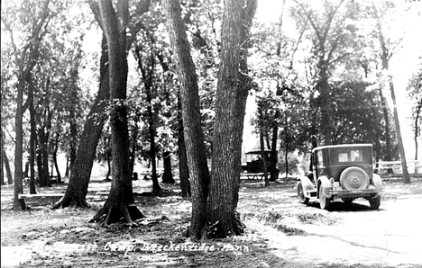 Tourist Camp, Breckenridge Minnesota, 1929