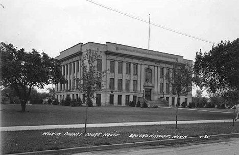 Wilkin County Courthouse, Breckenridge Minnesota, 1953