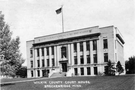 Wilkin County Court House, Breckenridge Minnesota, 1952