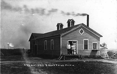 Creamery, Brook Park Minnesota, 1919