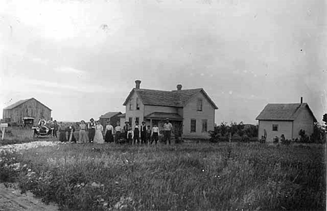 Home of Lars A. Gulsviks, Brooten Minnesota, 1910