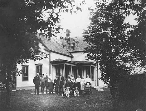 Home of Gubrand Slenta, Brooten Minnesota, 1911