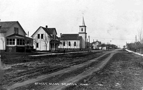 Street Scene, Brooten, Minnesota, 1917