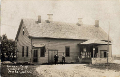Farmers Co-op Creamery, Brooten Minnesota, 1917