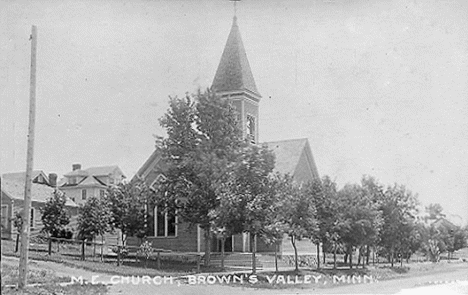 Methodist Episcopal Church, Browns Valley Minnesota, 1910's