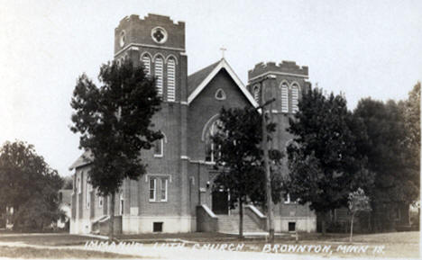 Immanuel Lutheran Church, Brownton Minnesota, 1950's?