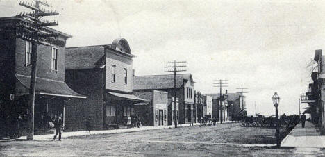 Street View, Brownton Minnesota, 1900's