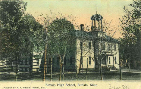 Buffalo High School, Buffalo Minnesota, 1908