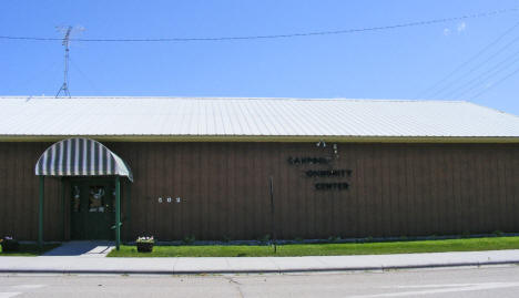 Campbell Community Center, Campbell Minnesota, 2008