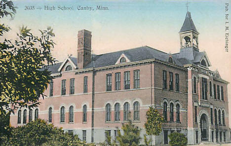 High School, Canby Minnesota, 1910's