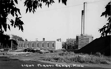 Light plant, Canby Minnesota, 1950