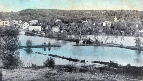 Dike and Mill Pond, Cannon Falls Minnesota, 1916