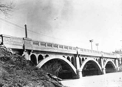 Concrete bridge, Cannon Falls Minnesota, 1925