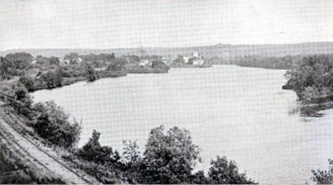 Scene on the Cannon River, Cannon Falls Minnesota, 1908