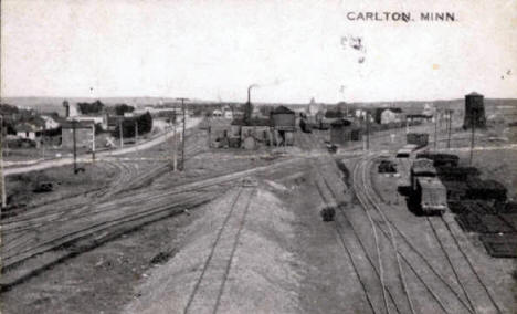View of Carlton Minnesota, 1908?