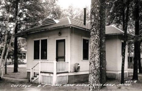 Cottage #1, Cass Lake Lodge, Cass Lake Minnesota, 1940's