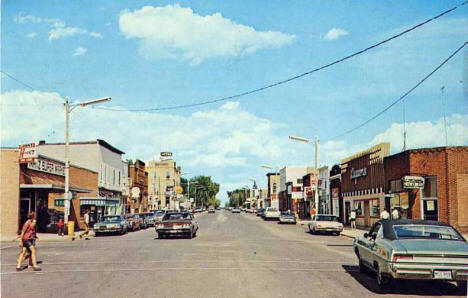 Downtown Cass Lake Minnesota, 1960's