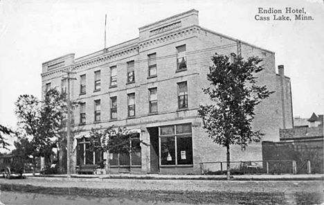 Endion Hotel, Cass Lake Minnesota, 1910