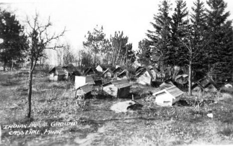 Indian Burial Grounds, Cass Lake Minnesota, 1930's
