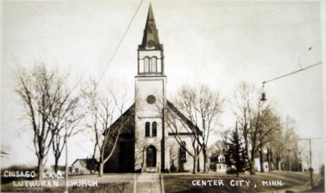 Chisago Lake Lutheran Church, Center City Minnesota, 1920's?
