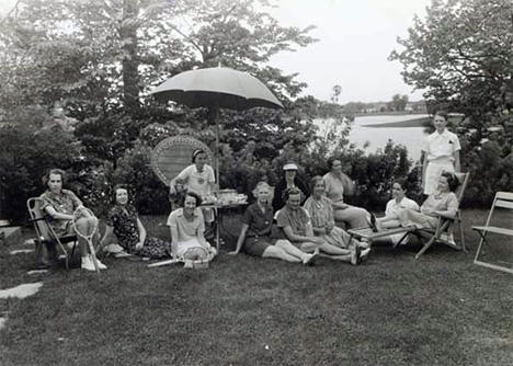 Town Tennis Club outing at Hazeldon Farms, Center City Minnesota, 1936