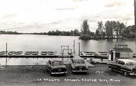 LaBrant's Resort, Center City Minnesota, 1950