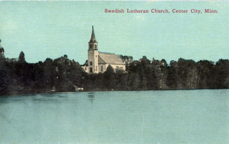 Swedish Lutheran Church, Center City Minnesota, 1910's?