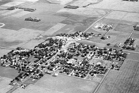 Aerial view, Ceylon Minnesota, 1976