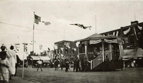 Celebration for returning World War I soldiers, Ceylon, Minnesota, 1918