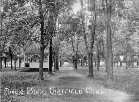 Public Park, Chatfield Minnesota, 1911