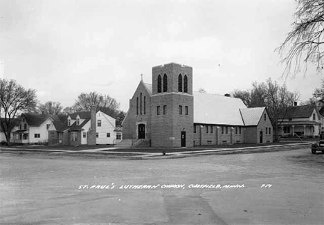 Saint Paul's Lutheran Church, Chatfield Minnesota, 1952