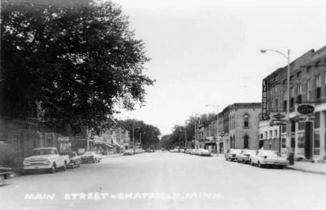 Main Street, Chatfield Minnesota, 1960's