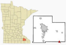 Location of Chatfield, Minnesota