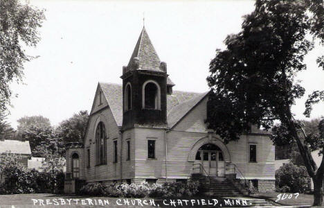 Presbyterian Church, Chatfield Minnesota, 1920's?