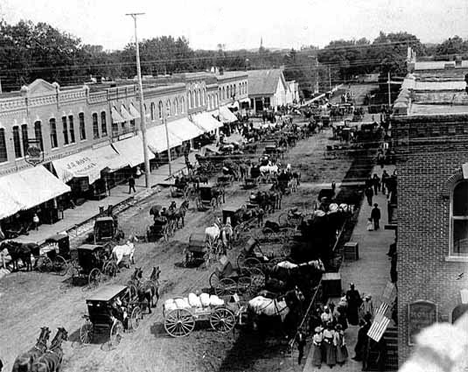 Main Street, Chatfield Minnesota, 1901