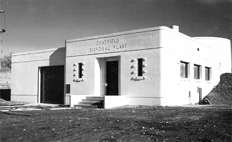 Chatfield Disposal Plant, Chatfield Minnesota, 1940