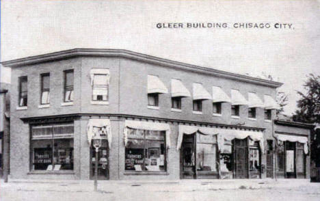 Gleer Building, Chisago City Minnesota, 1910's?