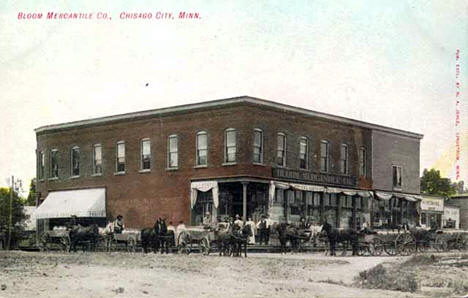 Bloom Mercantile Company, Chisago City Minnesota, 1907
