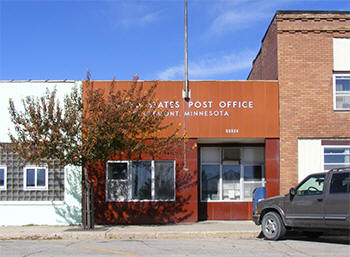 US Post Office, Claremont Minnesota