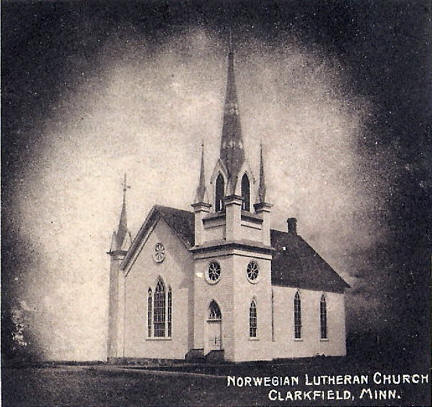 Norwegian Lutheran Church, Clarkfield Minnesota, 1907