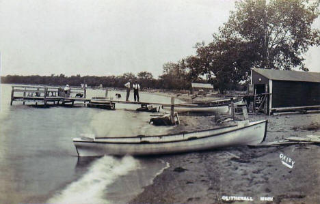 Lake scene, Clitherall Minnesota, 1910's