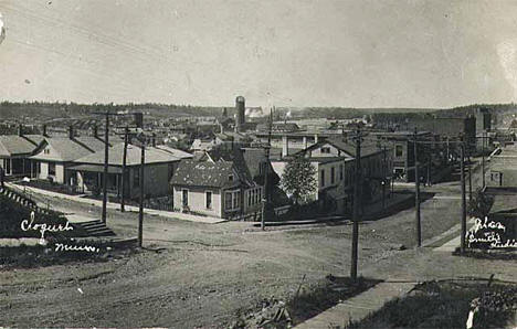 General view of Cloquet Minnesota, 1910