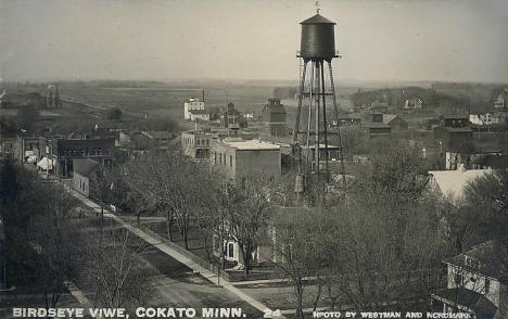 Birdseye view, Cokato Minnesota, 1912