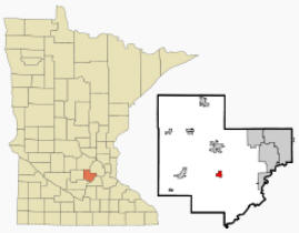 Location of Cologne, Minnesota