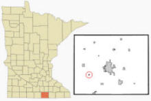 Location of Conger, Minnesota